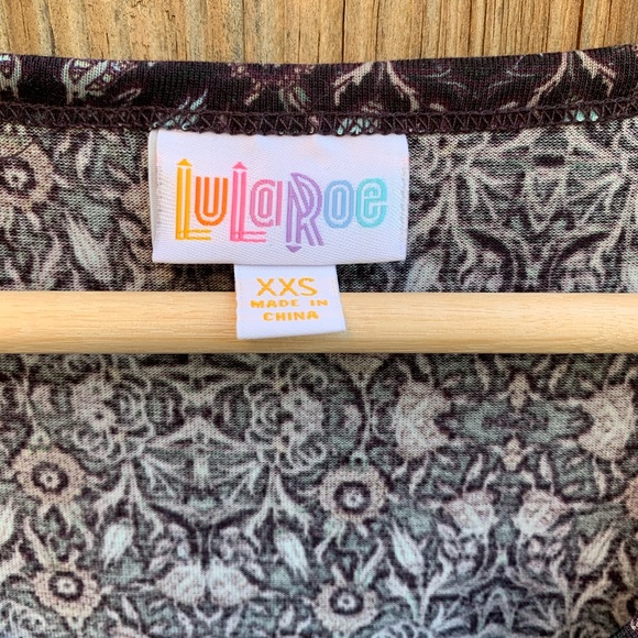 NWT LulaRoe Nicole Deep Purple Dress - Picture 6 of 8